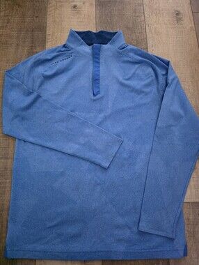 Under Armour Blue Half-Zip Athletic Pullover - Mens Small